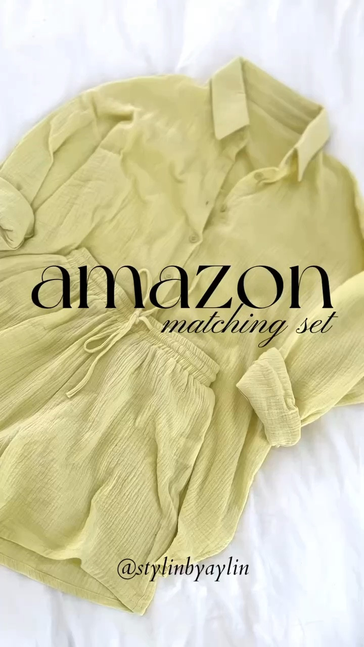 Amazon matching set ✨
I’m just shy of 5’7 wearing the size S set #StylinbyAylin #Aylin 

#LTKFindsUnder50 #LTKSeasonal #LTKStyleTip