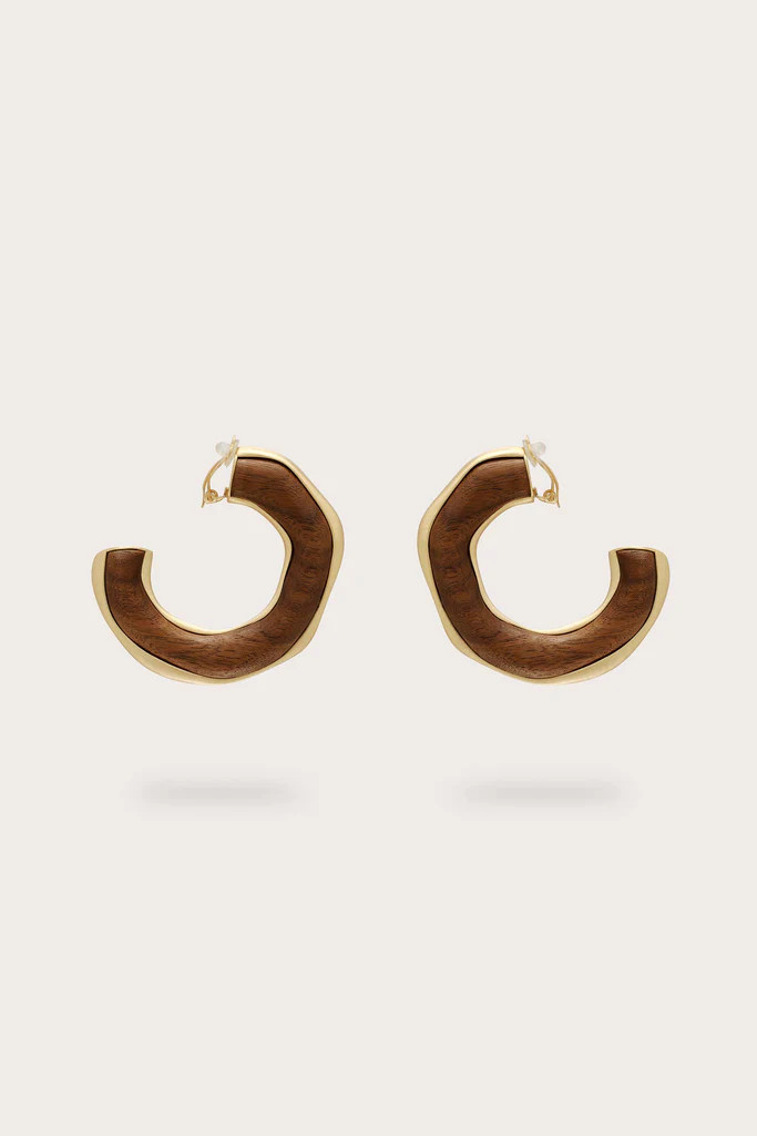 MADEIRA EARRING - WALNUT | Cult Gaia - US