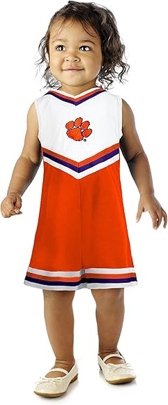Little King NCAA Toddler/Youth Girls Team Cheer Jumper Dress-Sizes 2T 3T 4T 6 | Amazon (US)