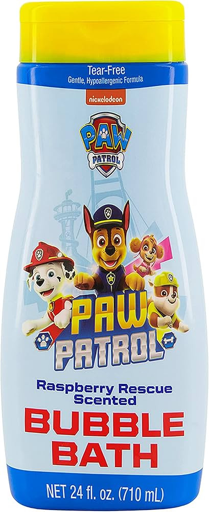 Paw Patrol Bubble Bath 24 Ounce Raspberry Rescue (709ml) | Amazon (US)