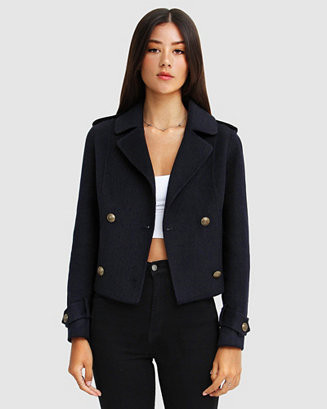 Better Off Military Peacoat Women's | Macy's