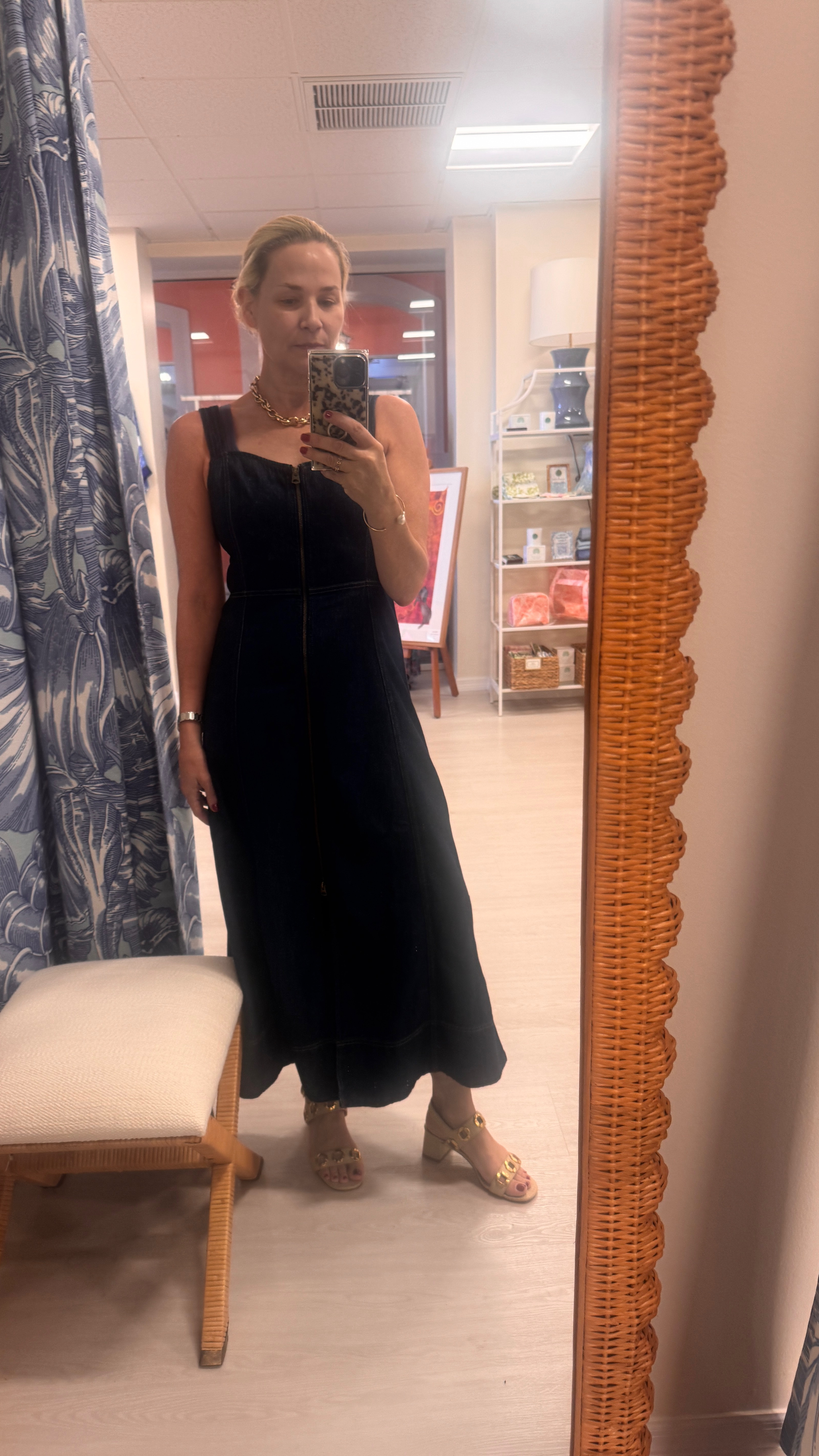 Denim dress edit from the Gap - so many cute things under $100 right now. Use code ADDON for an extra 20 % off friends and family spring sale 

#LTKFindsUnder100 #LTKSaleAlert #LTKOver40