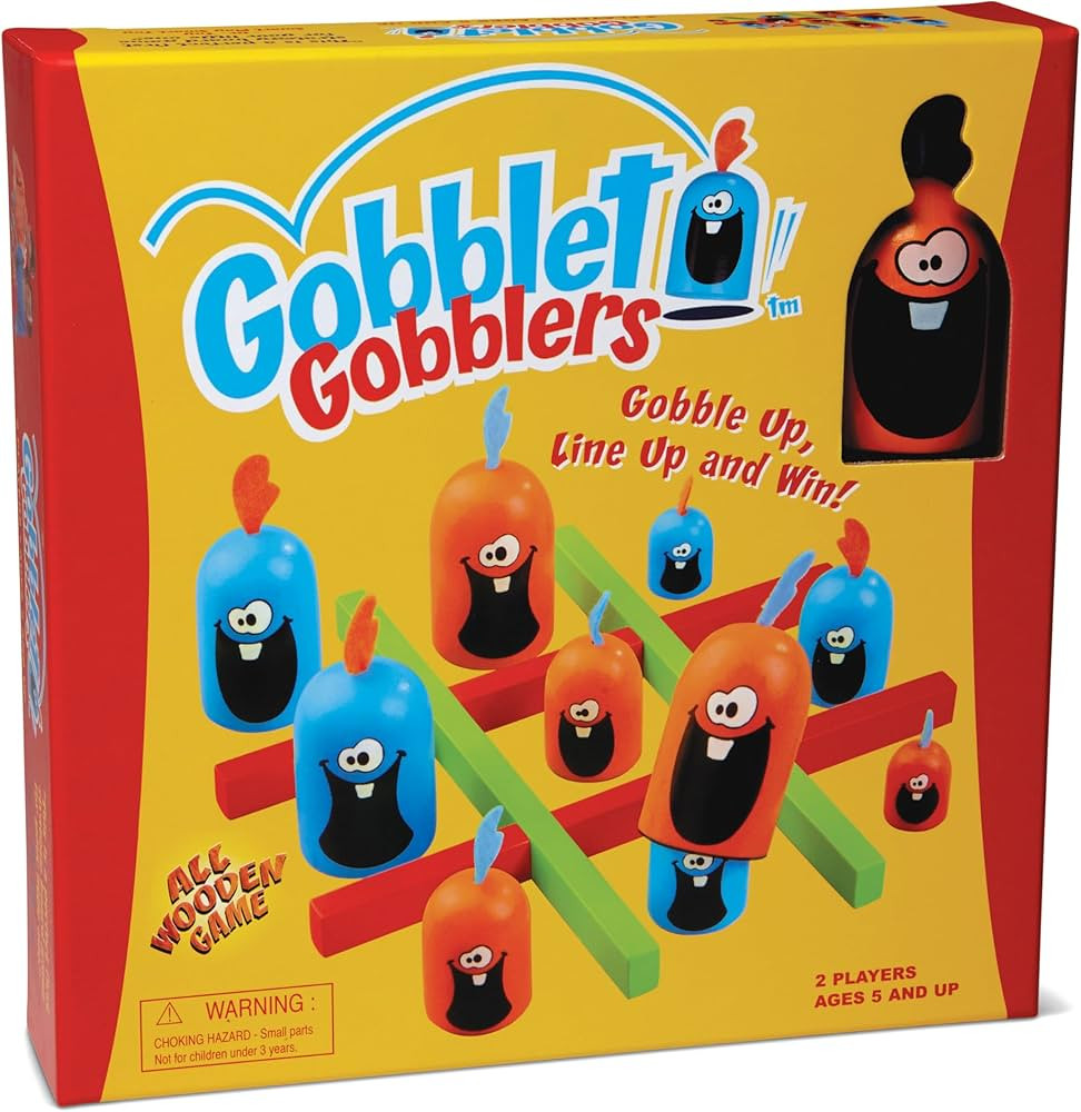 Tic Tac Toe Gobblet Gobblers 2 Players Fun Strategy Board Game - Award Winning Kids and Family Fr... | Amazon (US)