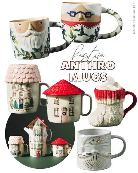 Anthro Christmas mugs! #anthro 

#LTKHoliday
