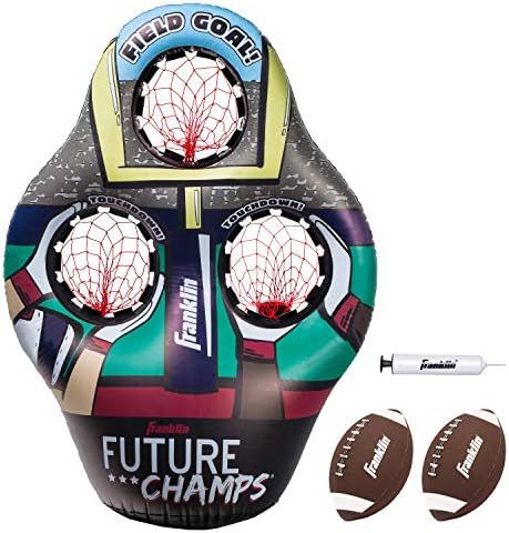 Franklin Sports 60189 Kids Football Target Toss Game - Inflatable Football Throwing Target with Foot | Amazon (US)