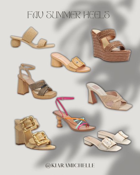 Variety of heels for the summer! 

#LTKshoecrush #LTKstyletip #LTKSeasonal