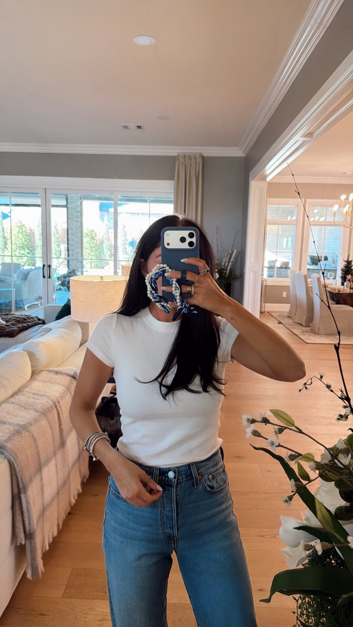 Size up one full size in the jeans