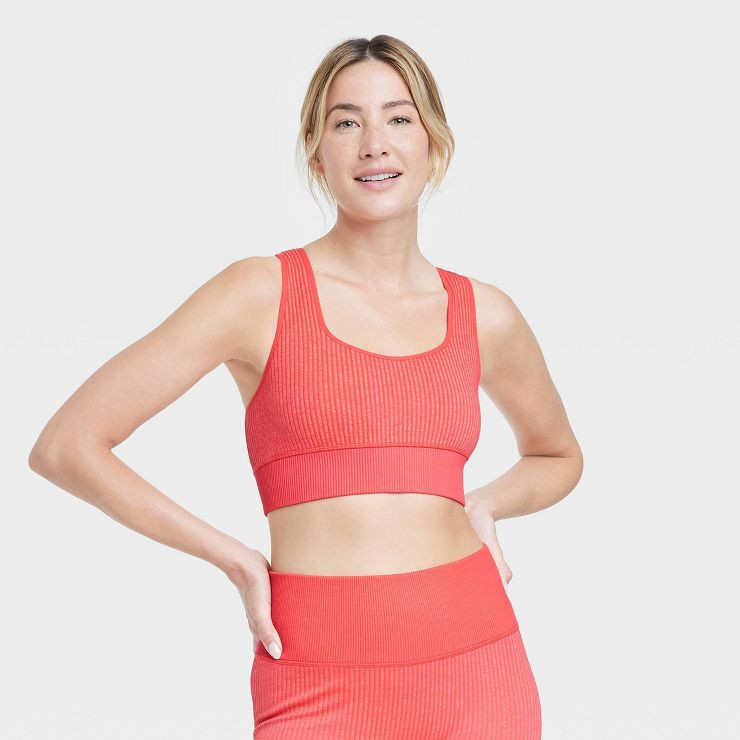 Women's Ribbed Seamless Bra - JoyLab™ | Target