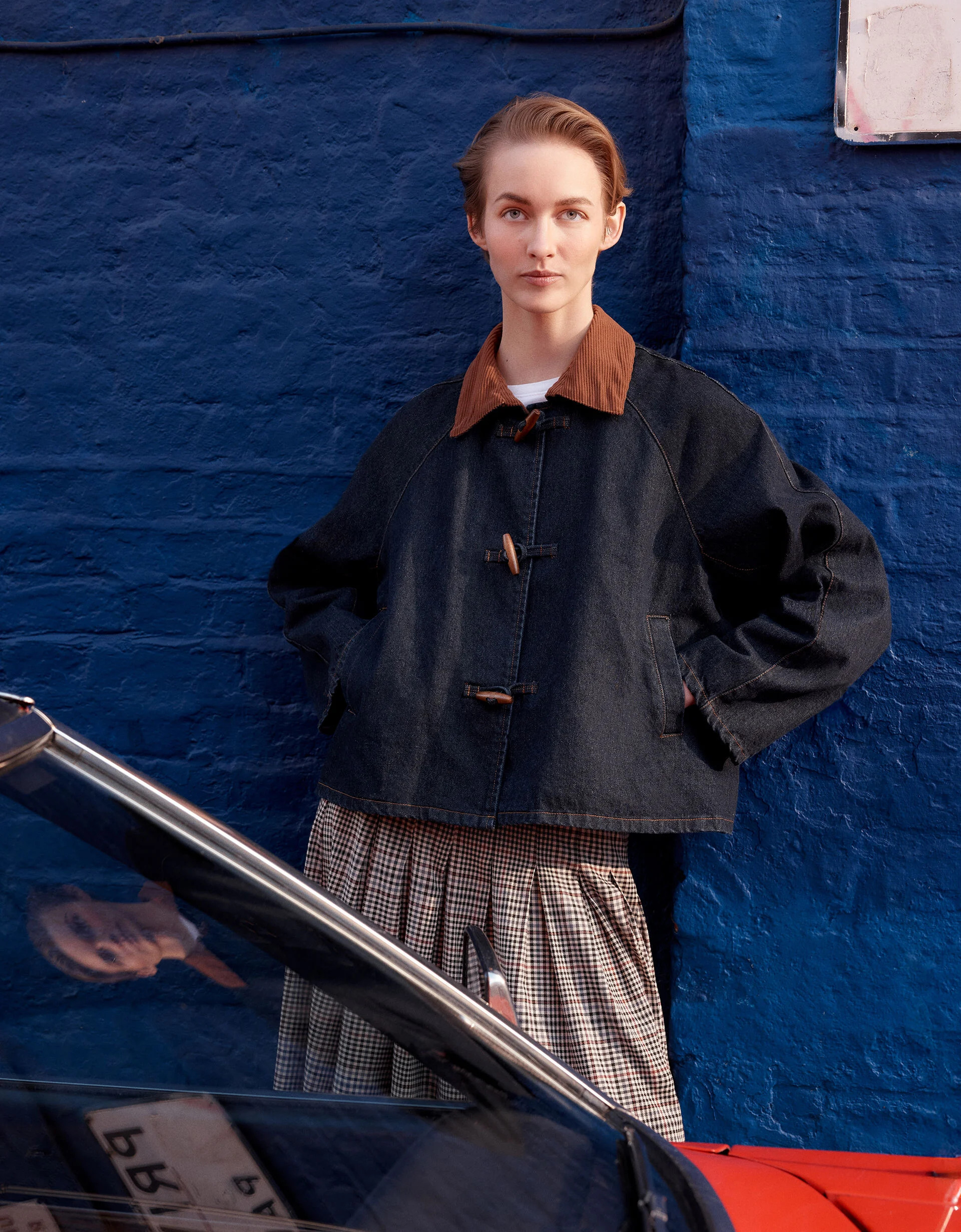 Kit Denim Barn Jacket Blue | Monsoon (UK)