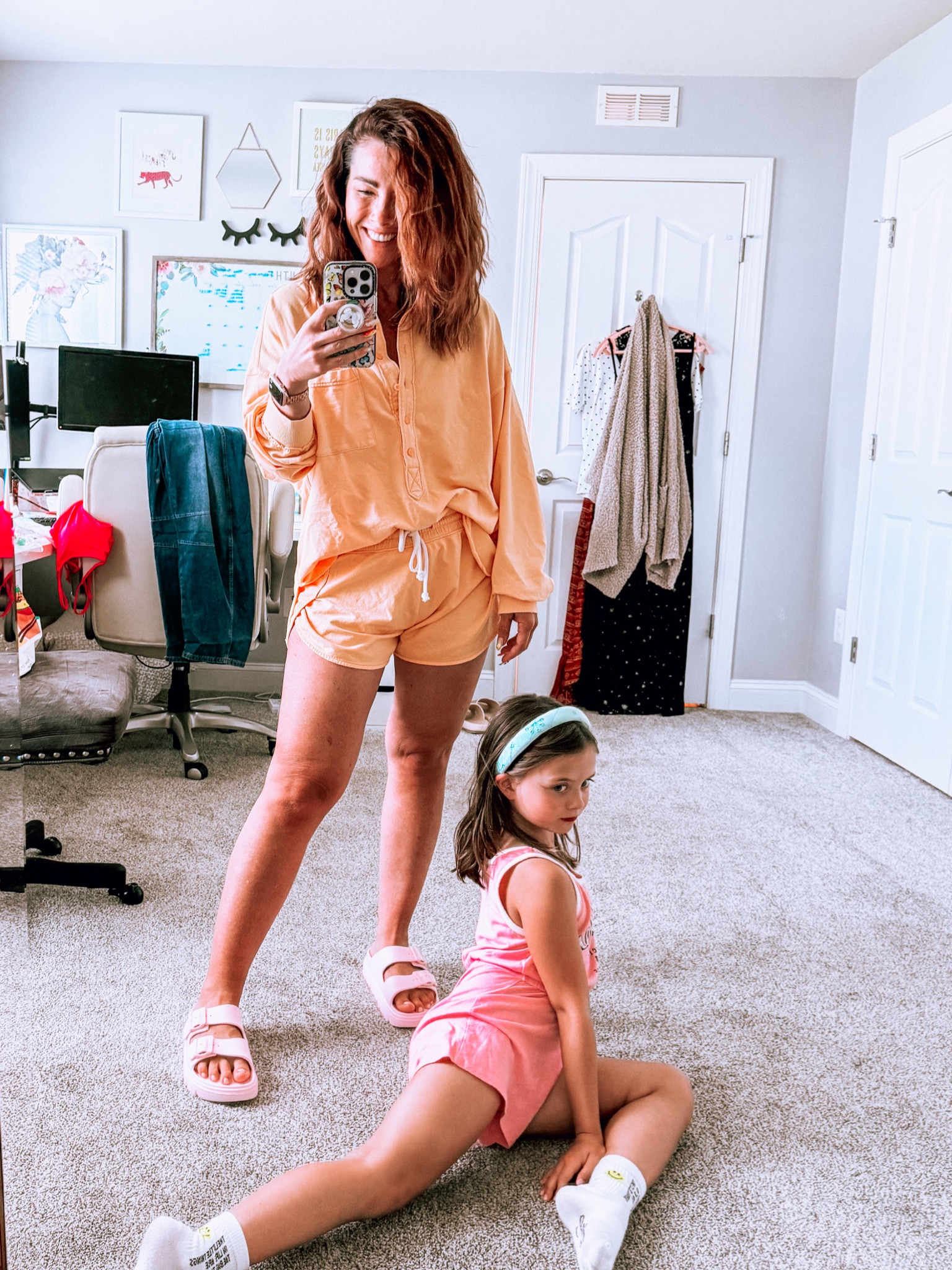 The comfiest lounge set from Aerie - perfect for summer nights (or while you’re inside with AC). Also love for a travel set!

I’m in an XS top (oversized) and Small bottoms (they run slightly big - I’m normally a medium). Comes in a couple different colors!

George Costanza not included 😆

#LTKStyleTip #LTKSummerSales #LTKTravel