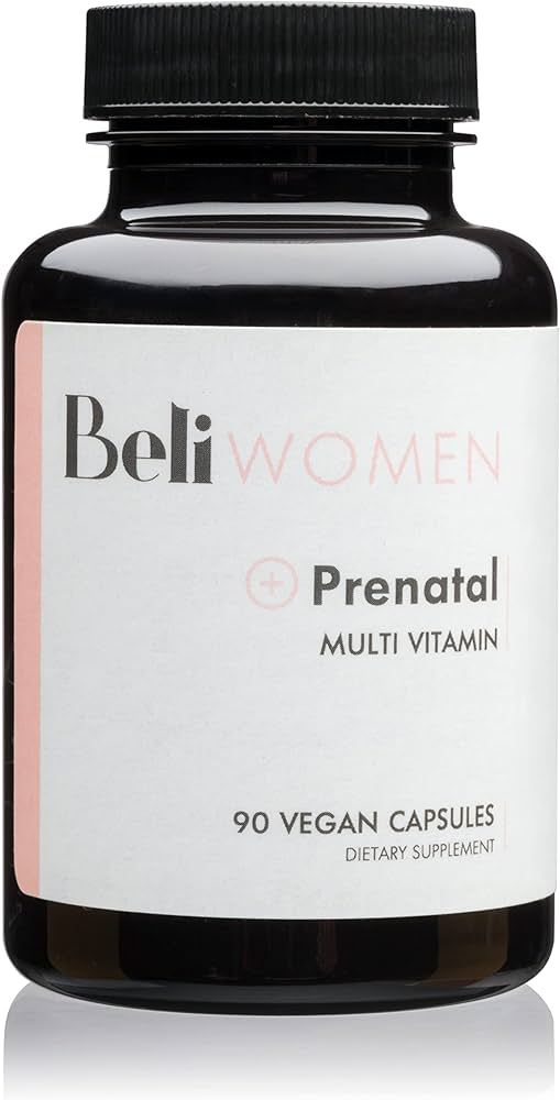Beli Women Prenatal Multivitamin, for All Stages of Pregnancy, Supports Egg Quality and Fertility... | Amazon (US)