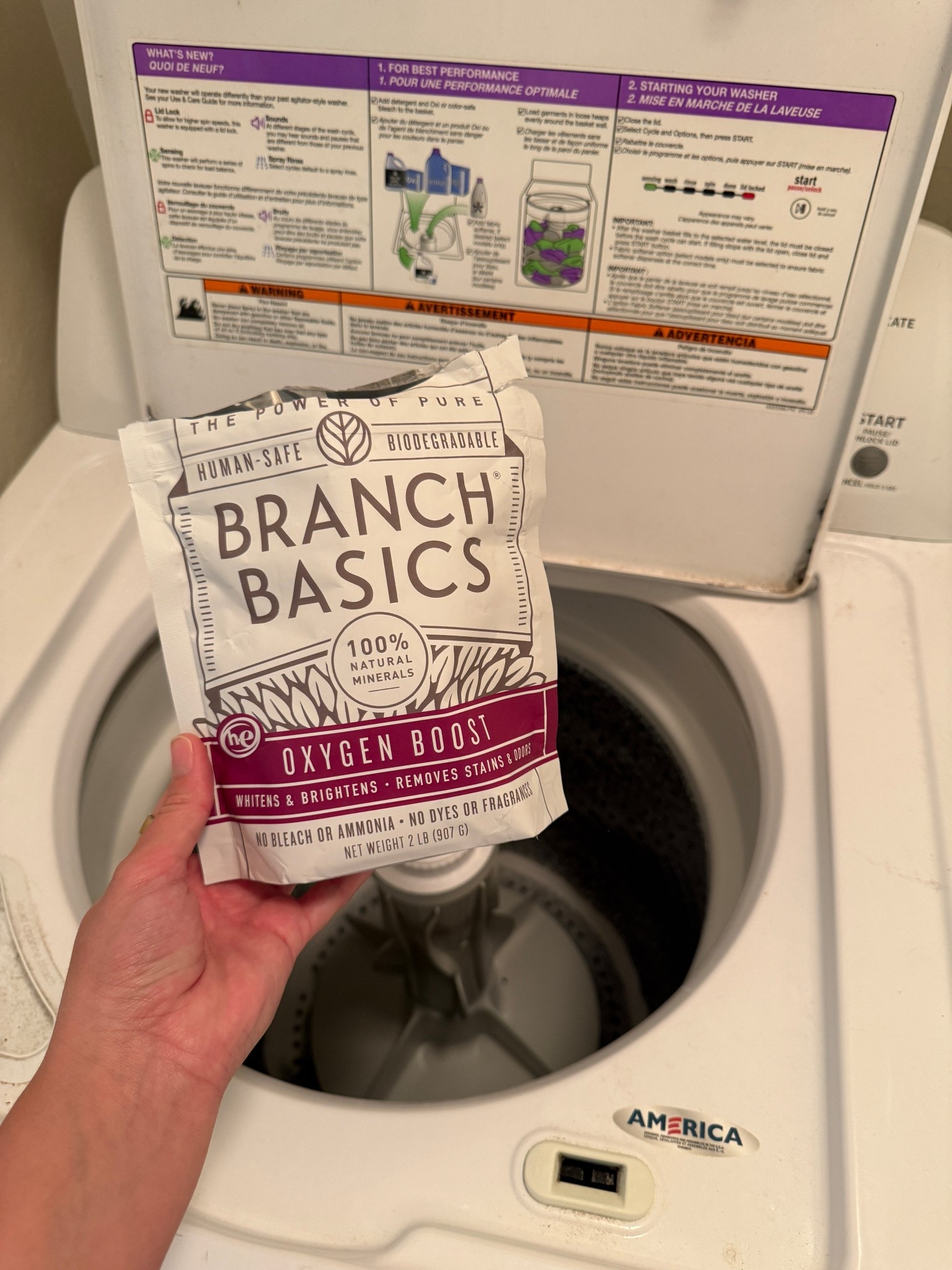 Non toxic laundry oxygen booster! So helpful to clean laundry when you have hard water! I cloth diaper and this helps a LOT! 

#LTKHome #LTKBaby #LTKFindsUnder50