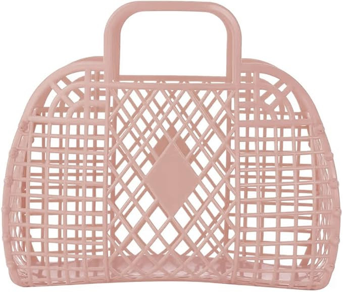 YESJOY Kids Beach Bag, Vintage Jelly Purse, Jelly Bag for Girls, Women-Ideal Gift Bag for Shoppin... | Amazon (US)