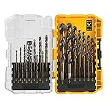 DEWALT DWA1181 21-Piece Set Black Oxide Coated Hss Twist Drill Bit Set | Amazon (US)