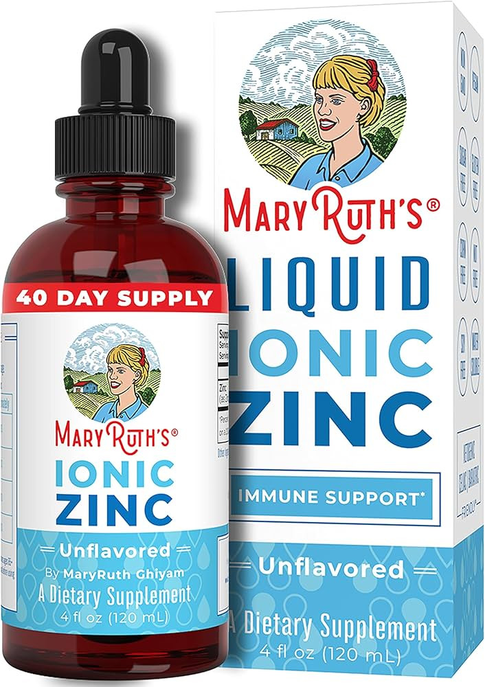 Zinc Supplements for Immune Support | Ionic Zinc for Kids & Adults | Liquid Zinc Supplement | 40 ... | Amazon (US)