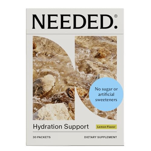 Needed Hydration Support with Electrolytes for Pregnancy & During Lactation & Trace Minerals – 30 Packets Lightly Sweetened with Real Fruit, Lemon | Amazon (US)