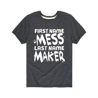 First Name Mess - Toddler Short Sleeve Tee (4T) | Bed Bath & Beyond