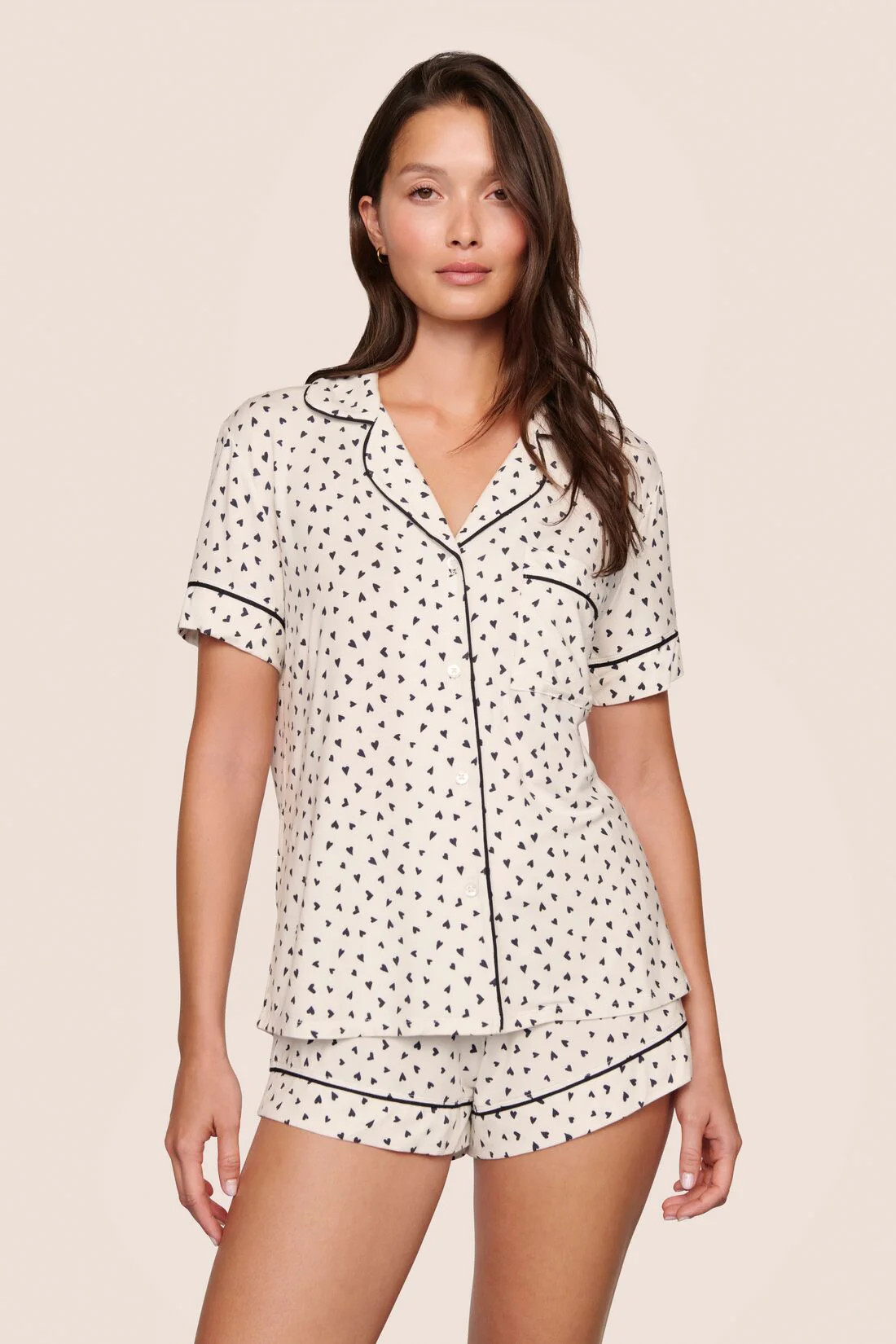 Gisele Printed TENCEL™ Modal Relaxed Short PJ Set | Eberjey