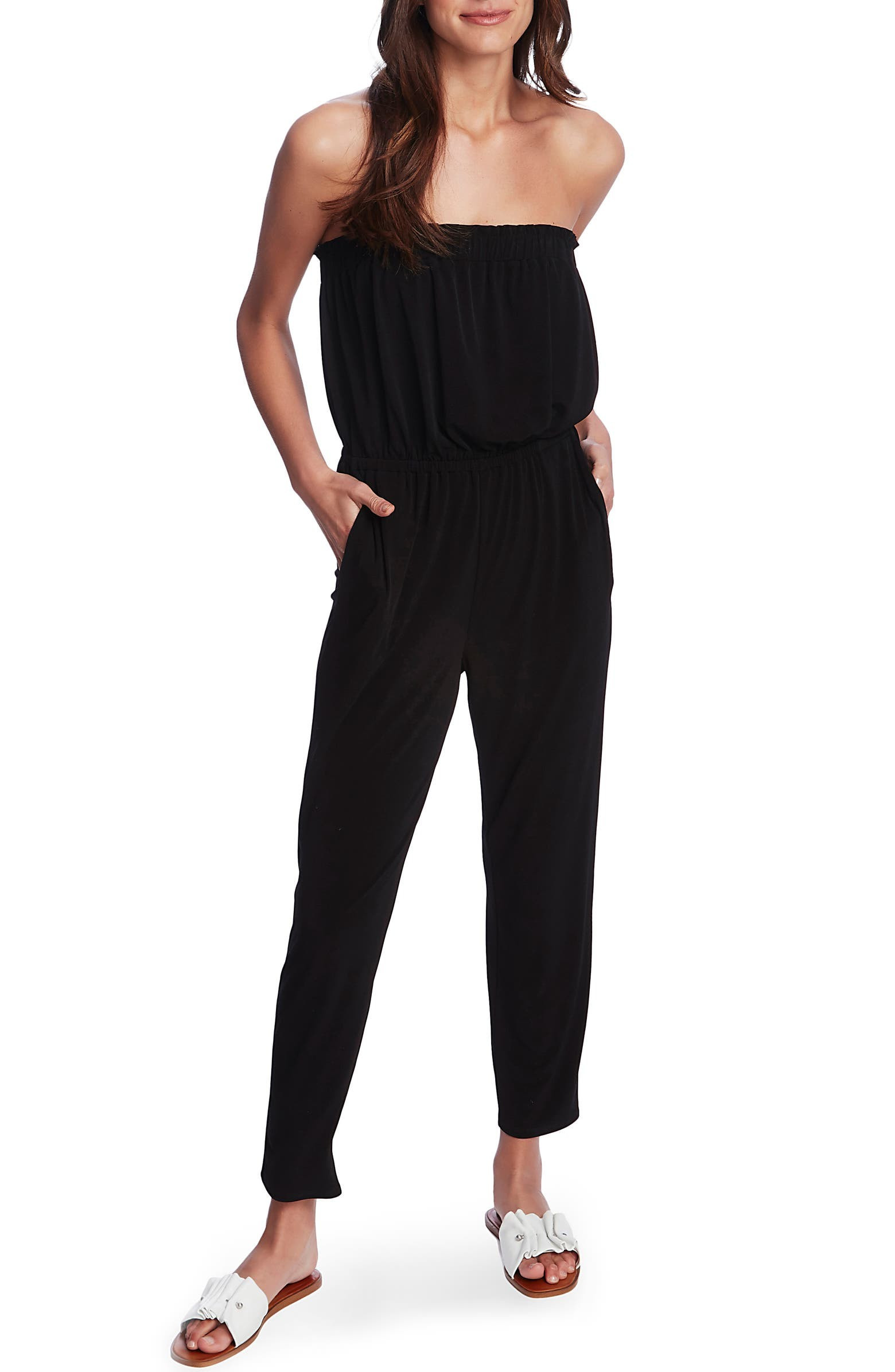 Strapless Knit Jumpsuit | Nordstrom