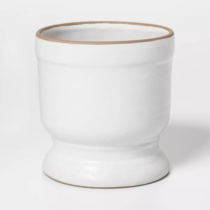 4" x 3.6" Ceramic Planter White - Threshold™ | Target