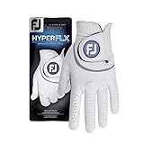 FootJoy Men's HyperFLX Golf Gloves White Small, Worn on Left Hand | Amazon (US)
