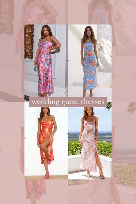 Colorful wedding guest dresses 🩷 

#LTKwedding #LTKparties #LTKSeasonal