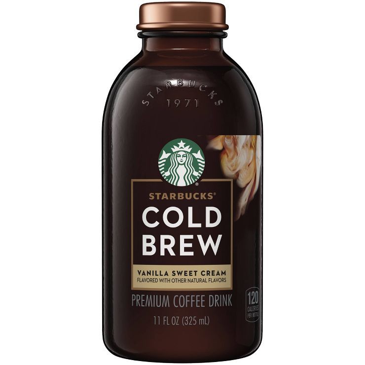 Starbucks Cold Brew Vanilla Sweet Cream - 11 fl oz Bottle | Target