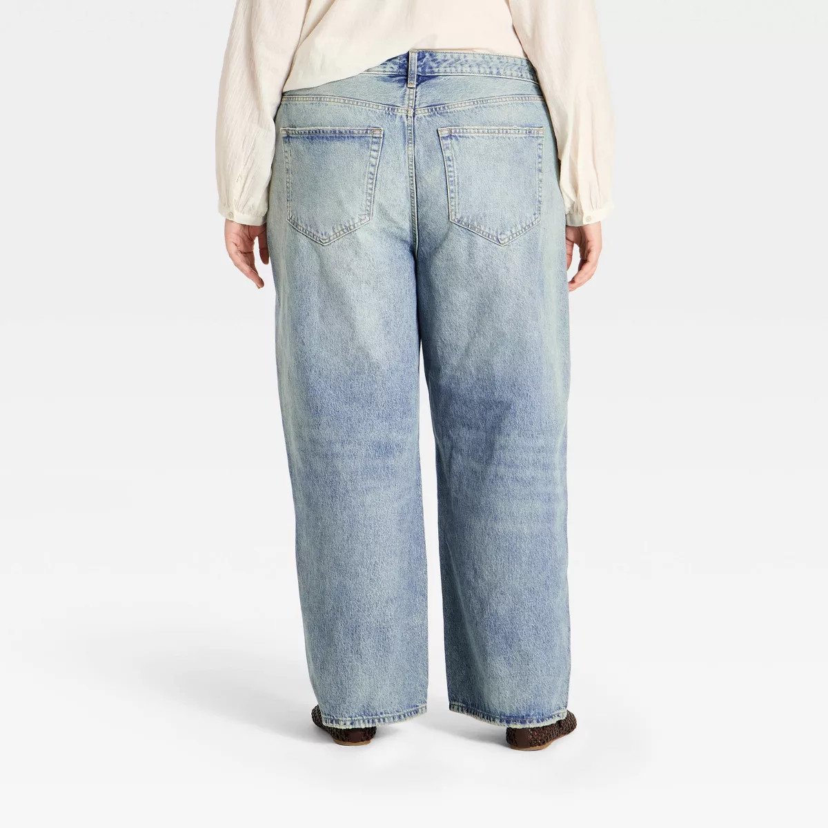 Women's Low Loose Slung Jeans - Universal Thread™ Pink 12 | Target