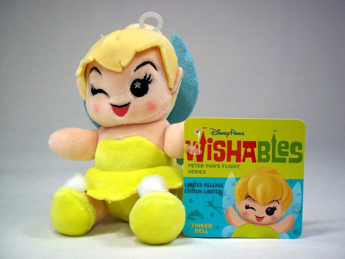 Disney Parks Wishables Peter Pan's Flight Tinkerbell Plush Limited Release RARE | eBay | eBay US