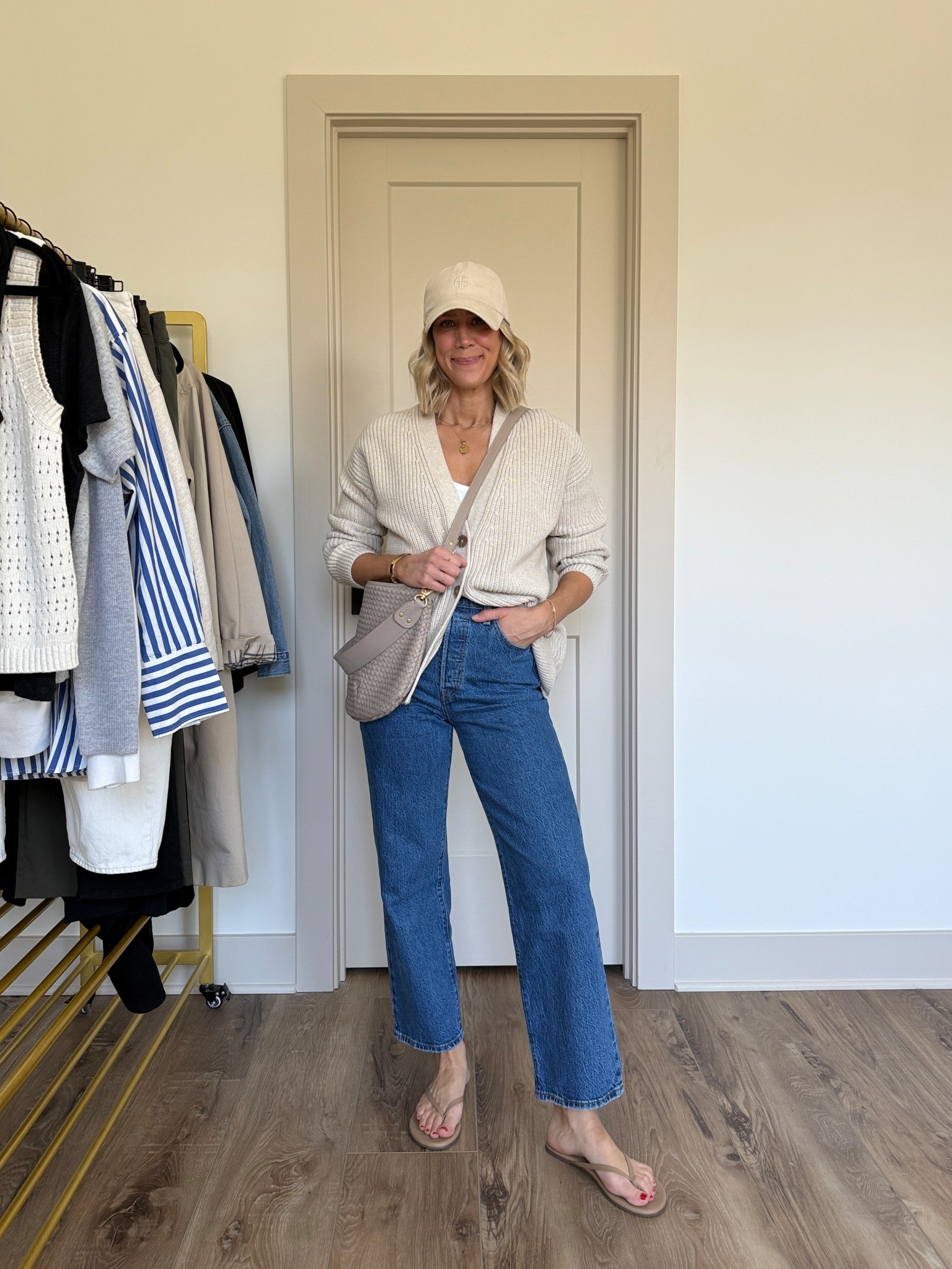 Wearing 26 jeans (27 inseam), small tank, small cardigan, sandals tts

#LTKootd #LTKgrwm #LTKOver40