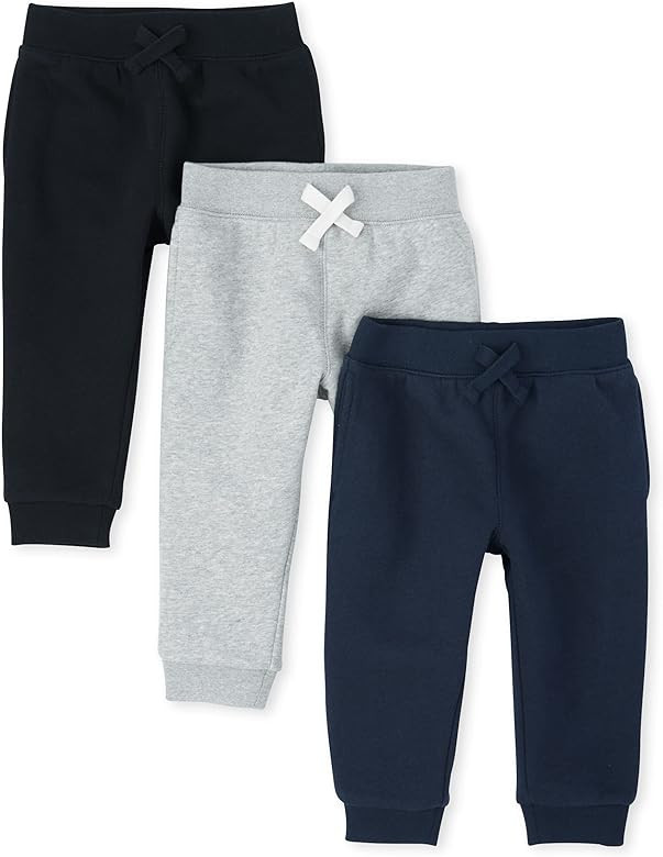 The Children's Place Baby Boys' and Toddler Active Fleece Jogger Sweatpants | Amazon (US)