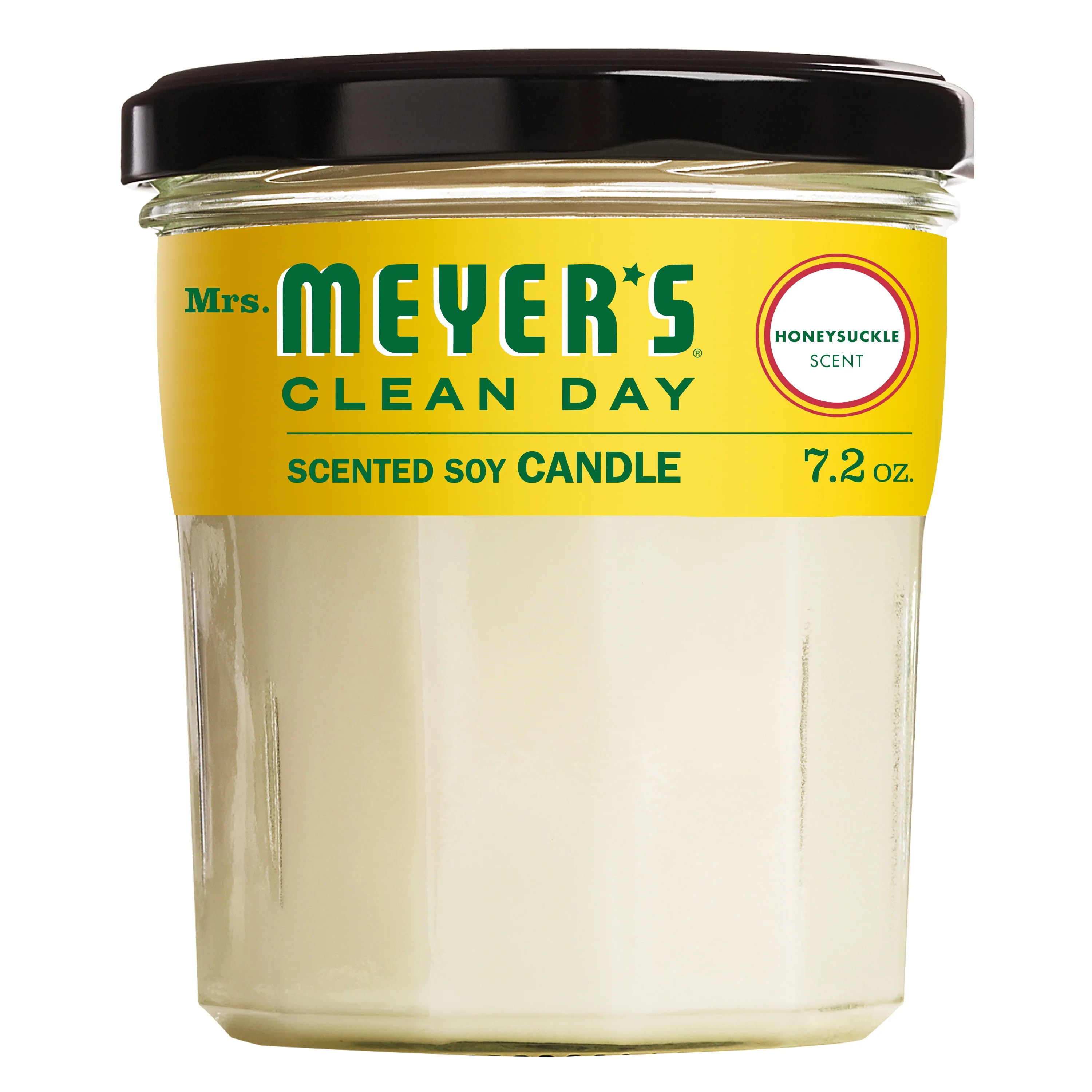 Mrs. Meyer's Clean day Candle, Honeysuckle, 7.2 oz | Walmart (US)
