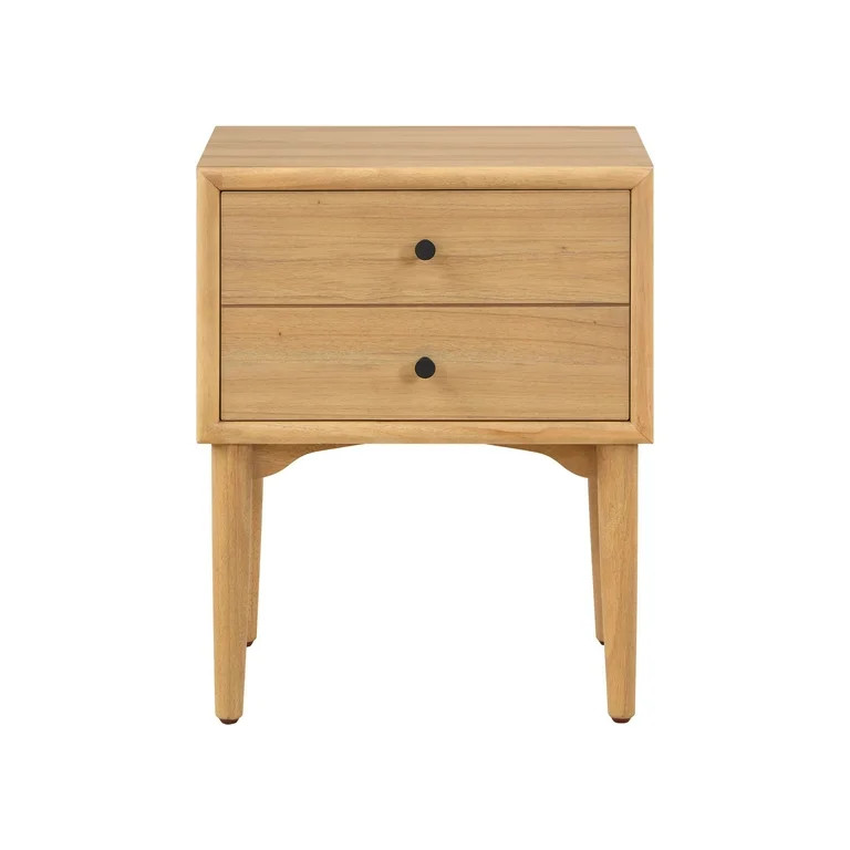 Better Homes & Gardens Bristol Nightstand with Solid Wood Frame, Natural Oak finish, by Dave & Je... | Walmart (US)