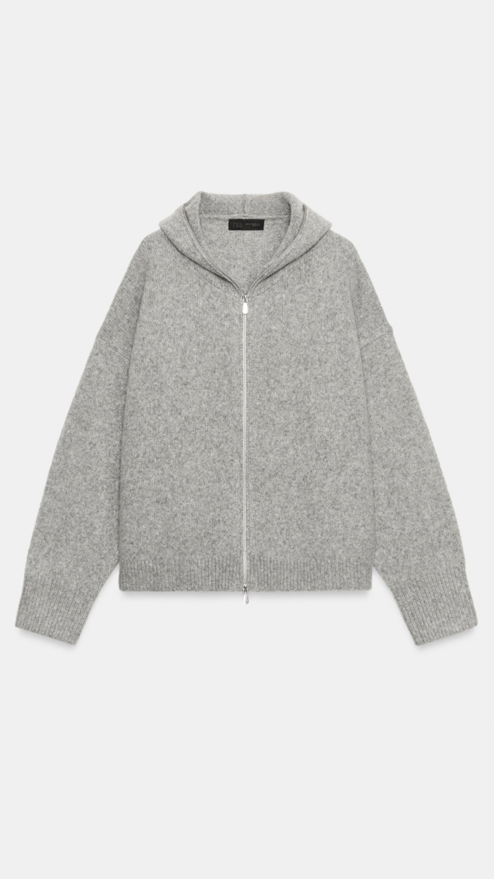 Have been looking for a double zip gray knit! I got xs/s!🩶