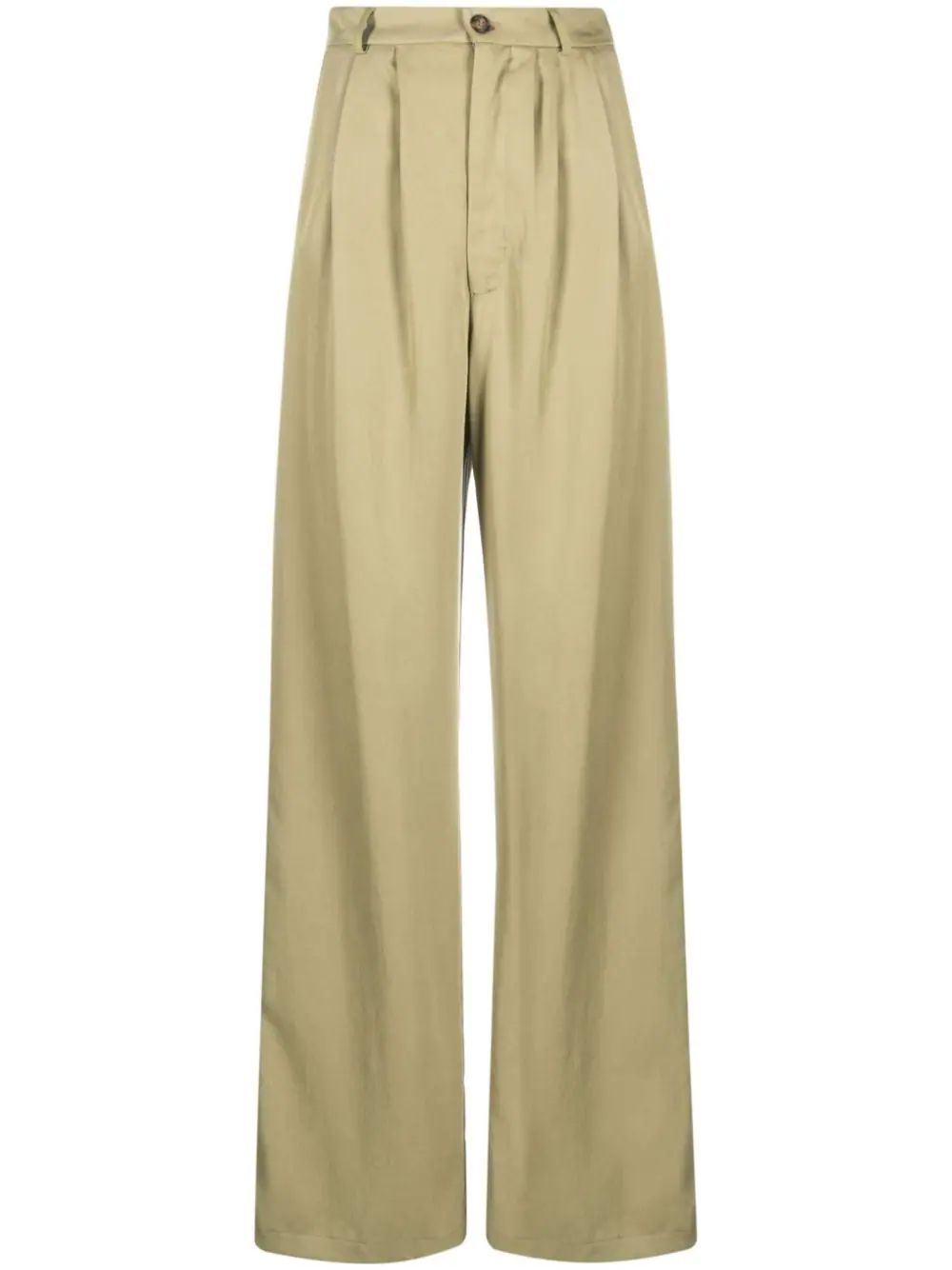 Reformation Mason high-waist wide-leg Trousers - Farfetch | Farfetch Global