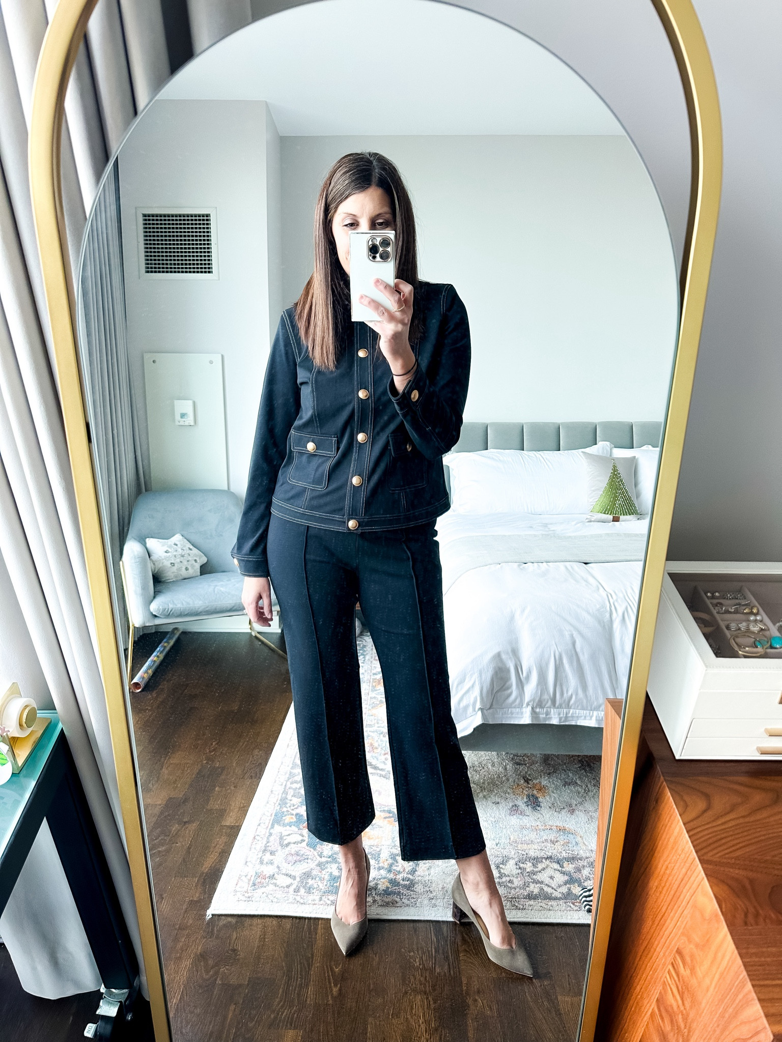 Business suit, work jacket, matching set, lady jacket, AMYKJS10 for $10 off 