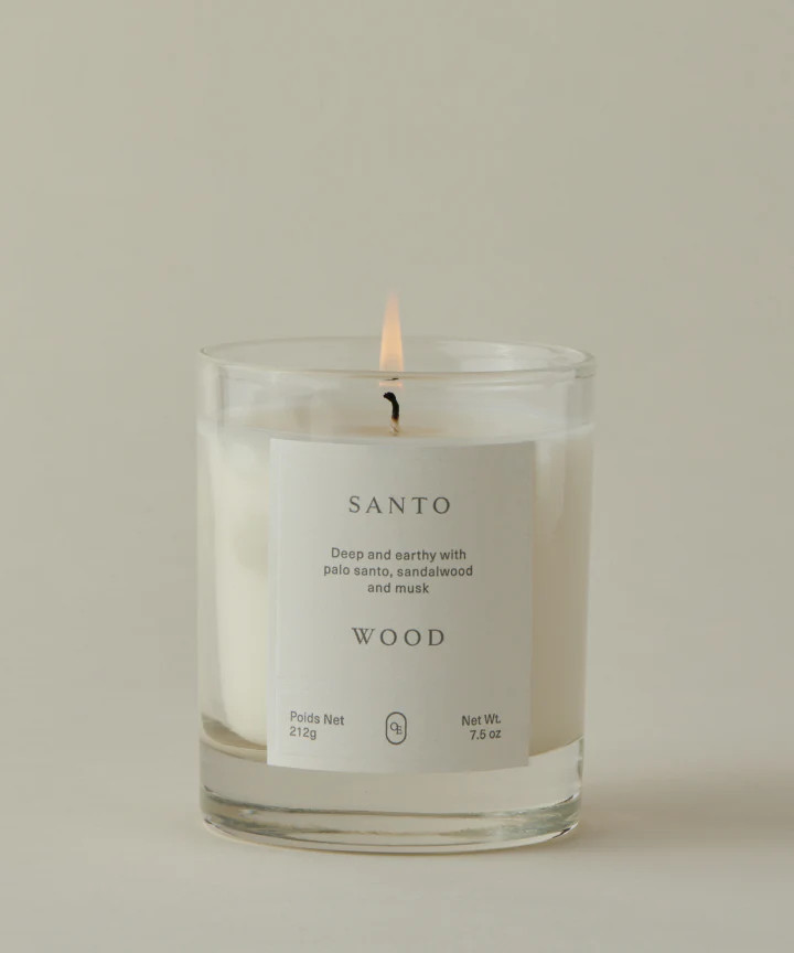 Santo Wood Candle | Oak Essentials