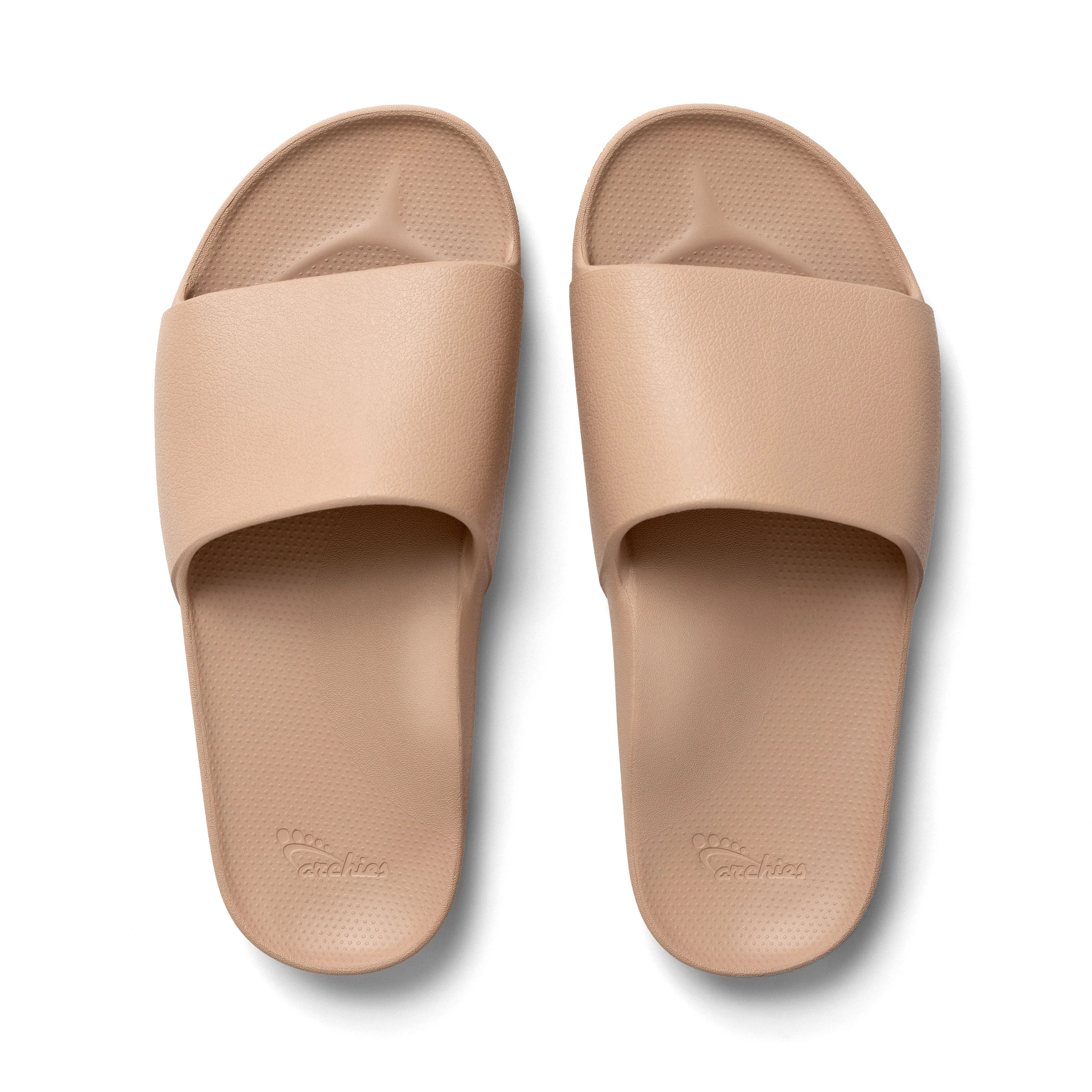 Arch Support Slides - Classic - Tan | Archies Footwear US