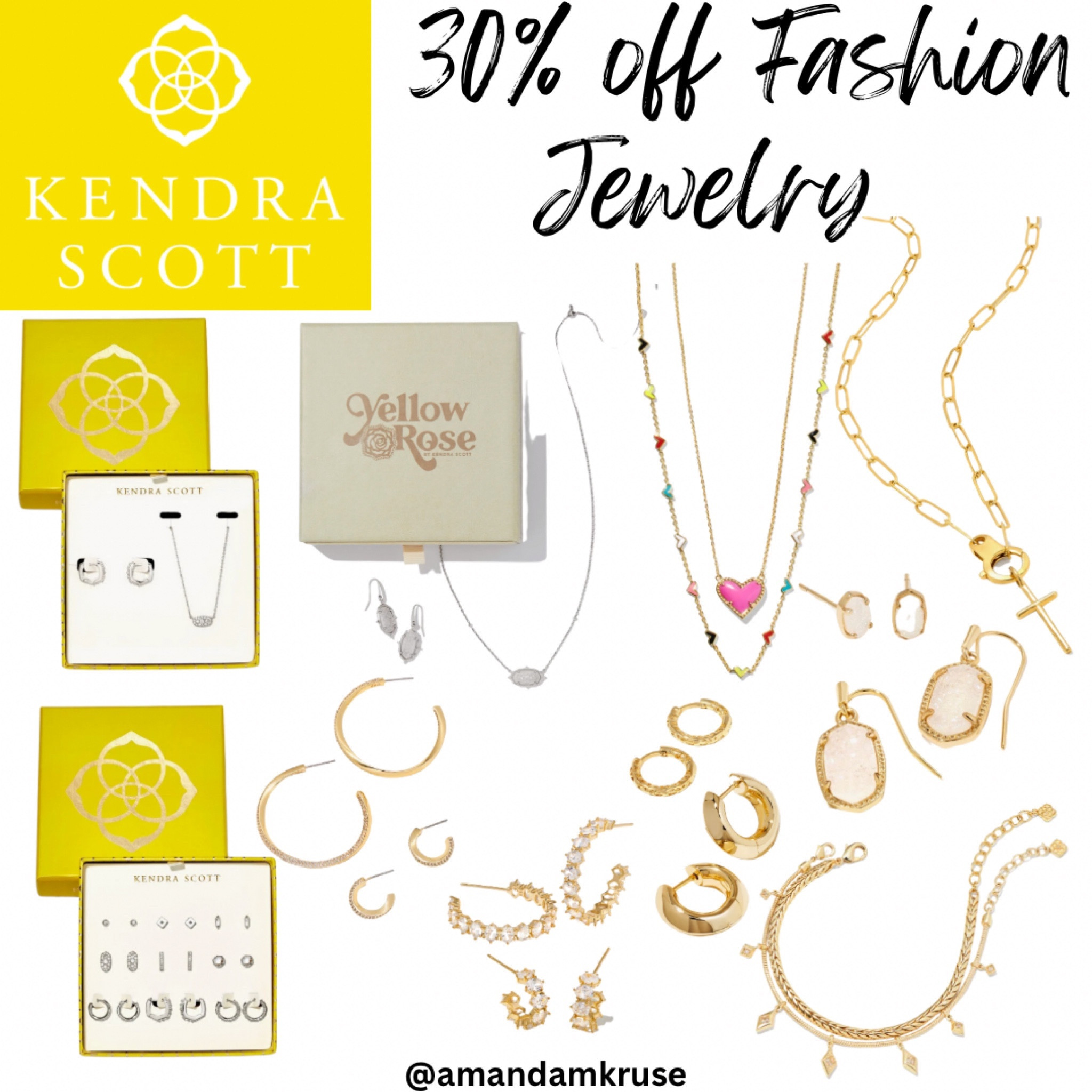 Kendra Scott fashion jewelry 30% off! 

Black Friday deals, Cyber week, stocking stuffers for her, gifts for her, Kendra Scott necklace, Kendra Scott bracelet, Kendra Scott earrings, hoop earrings, druzy earrings, druzy necklace, stud earrings 

#LTKGiftGuide #LTKfindsunder100 #LTKCyberWeek