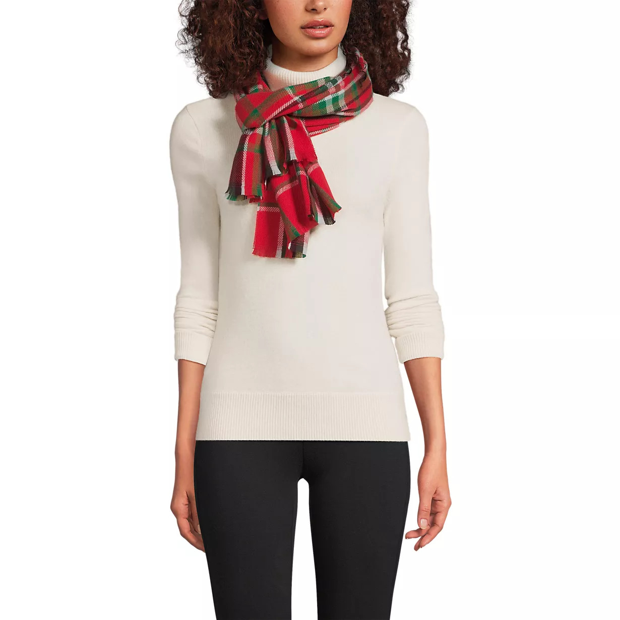 CashTouch Pattern Winter Scarf | Lands' End (US)