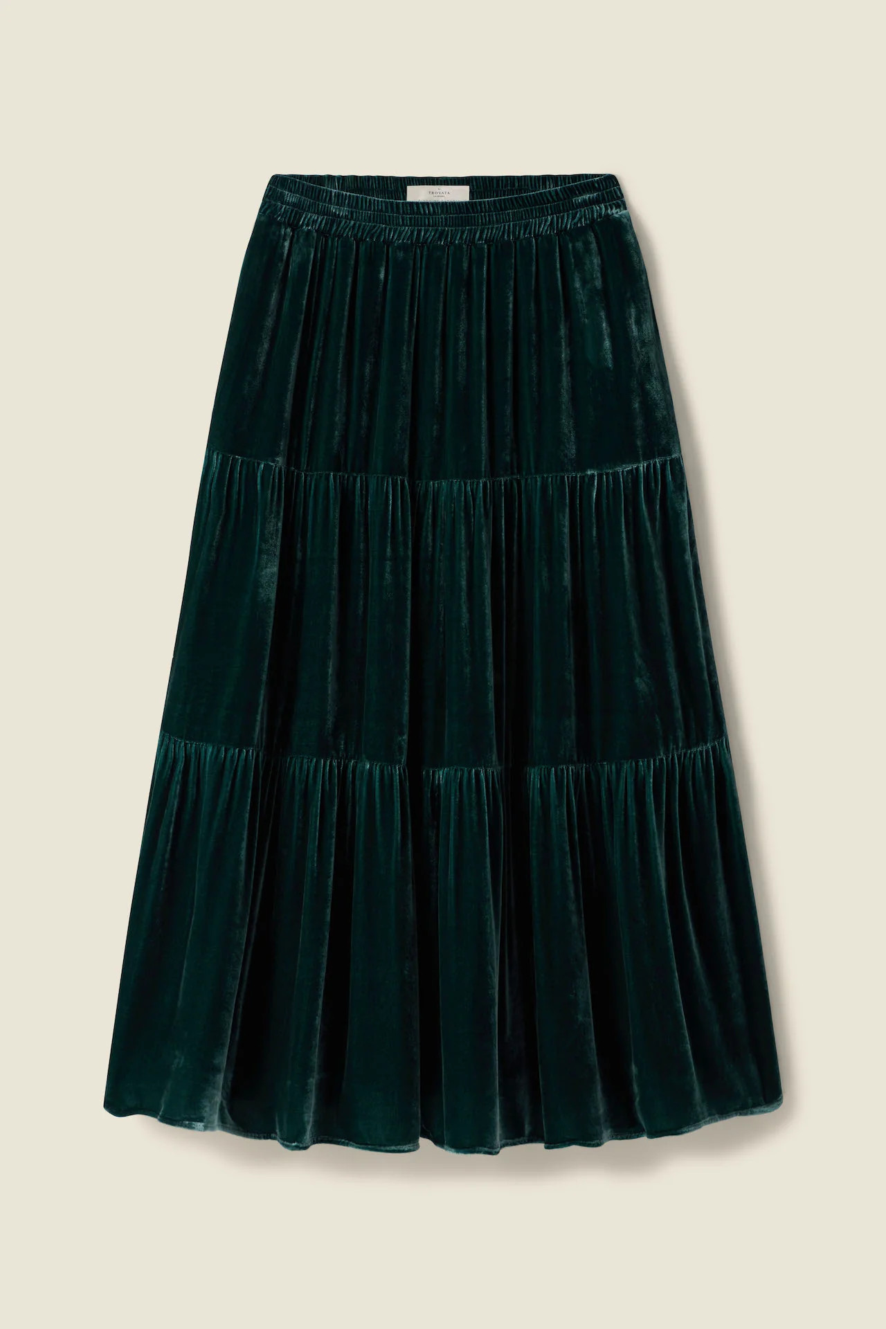 Makena "B" Skirt Ponderosa Velvet | TROVATA