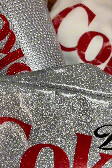 Sparkle and rhinestone Diet Coke fashion and accessories. Affordable collaboration. 

#LTKFindsUnder50 #LTKTravel