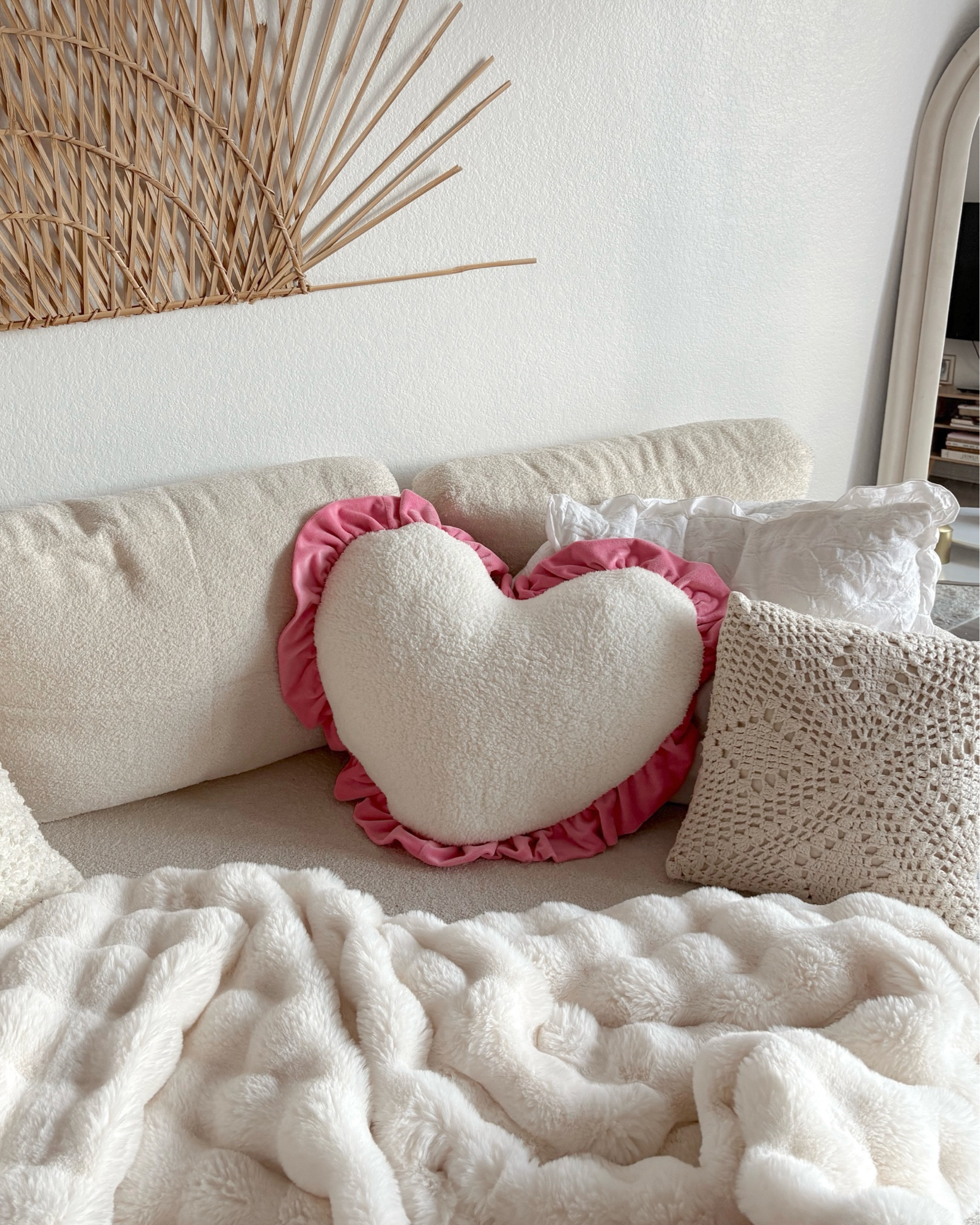 the cutest pillow EVER are you kidding 🩷☁️ 

#LTKHome #LTKGiftGuide #LTKSeasonal