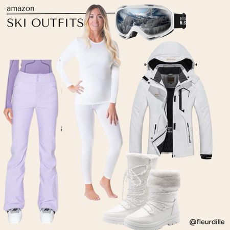 Amazon ski clothes (all but pants) - all fit TTS and are amazing quality!! 


 Ski, ski pants, ski jacket, winter boots, ski outfitts

#LTKSeasonal #LTKfitness #LTKtravel