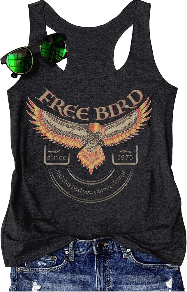 LANMERTREE Summer Vintage Racerback Tank Top Women A Little Country A Little Hood Funny Country S... | Amazon (US)