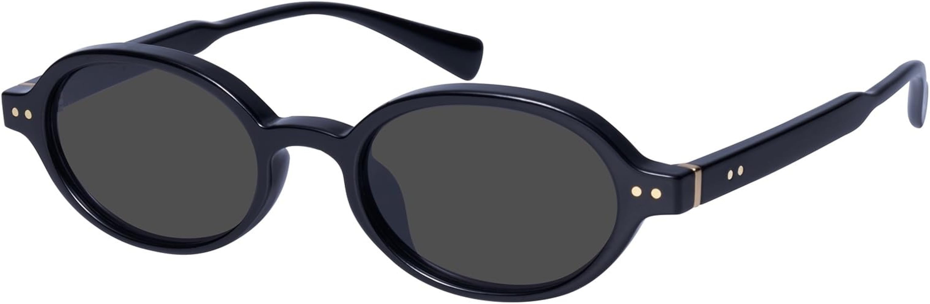 mosanana Retro Oval Sunglasses for Women Small Trendy 2026 90s Sunnies MS52596 | Amazon (US)