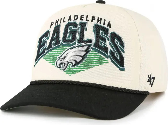 Men's '47 Cream Philadelphia Eagles Pomona Rope Hitch Adjustable Hat | Nordstrom
