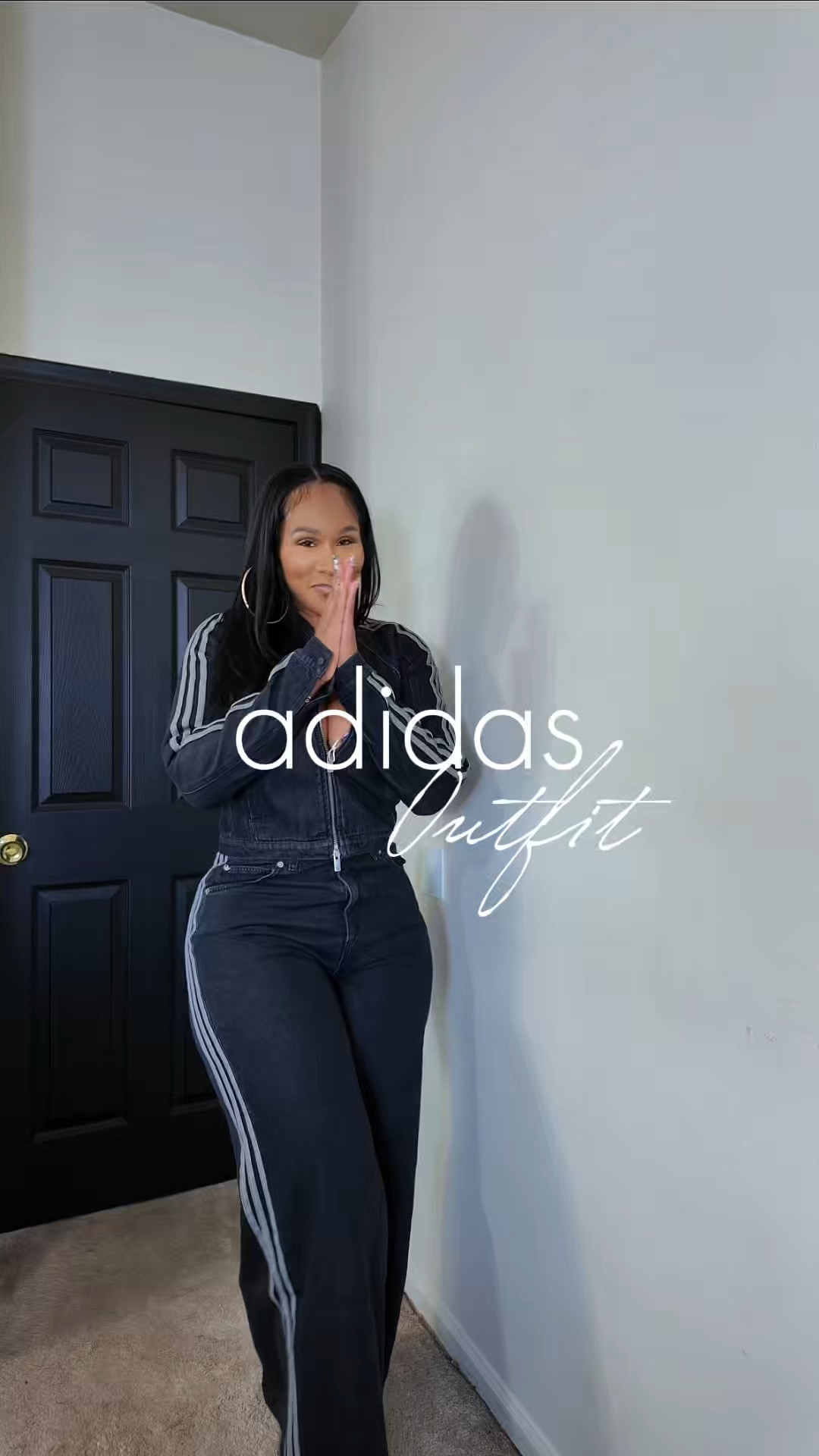 A denim look never misses. @adidas 

I’m 5’7 185lbs
Top: Small 
Bottoms: 32/32

#LTKootd #LTKMidsize #LTKActive