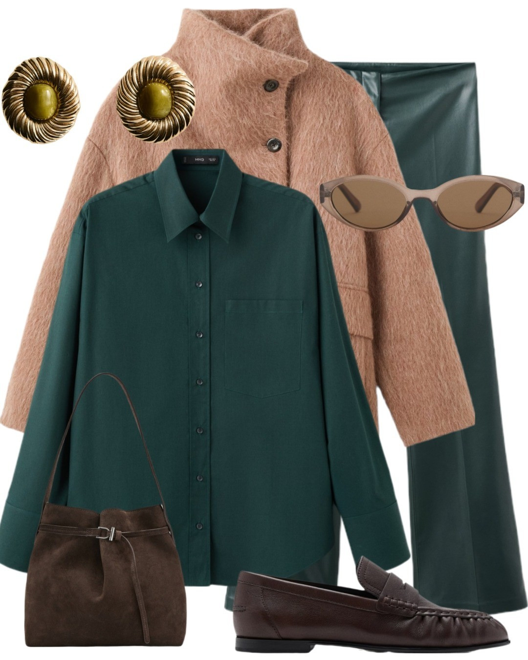 Styling new in pieces from Mango! These green faux leather pants are so lush! 

#LTKootd #LTKFindsUnder100 #LTKStyleTip