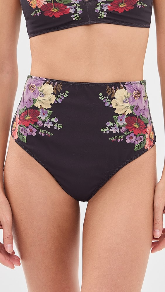 Viktoria Print High Waisted Floral Bottoms | Shopbop